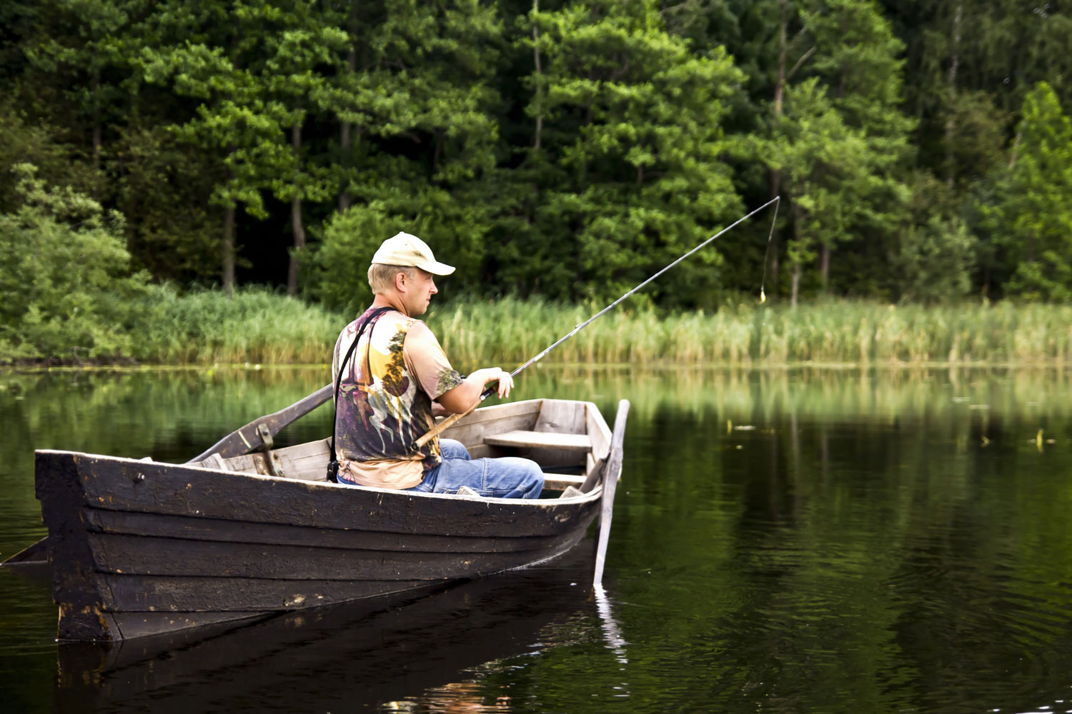 Fishing at De Biesbosch